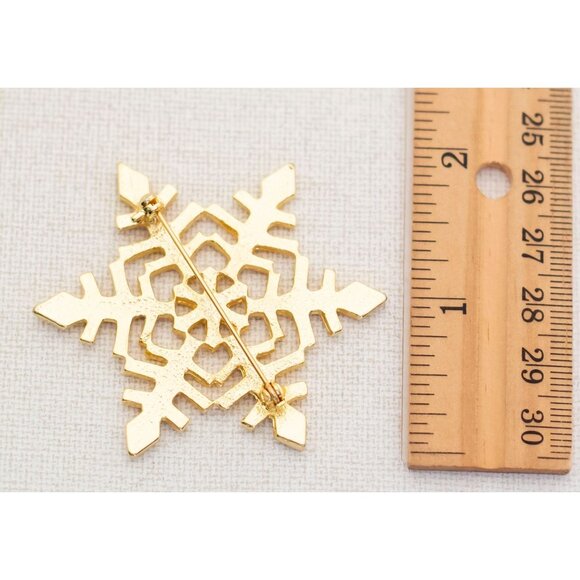 Vintage Silver Tone Crescent Angelic Brooch - A11 - Picture 2 of 2